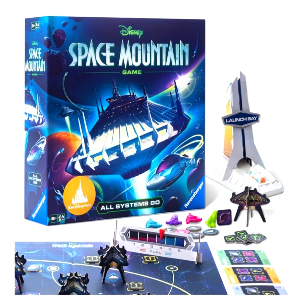 Disney Space Mountain Board Game Set 50th Anniversary All Systems Go Sealed Ne